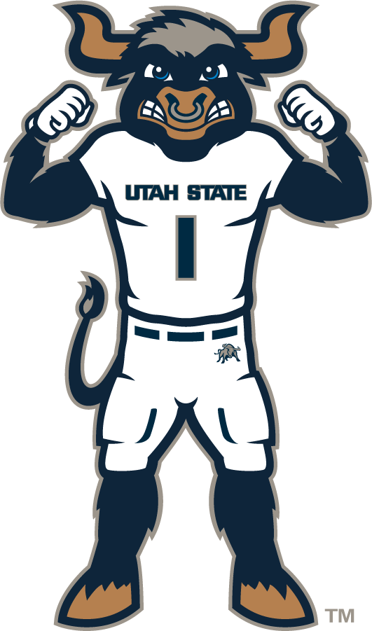 Utah State Aggies 2018-2019 Mascot Logo v3 iron on transfers for T-shirts